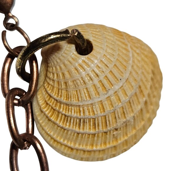 Seashell Teddy Bear Rose Charm Bracelet Copper Chain Beach Fashion Jewelry Women - Picture 5 of 8